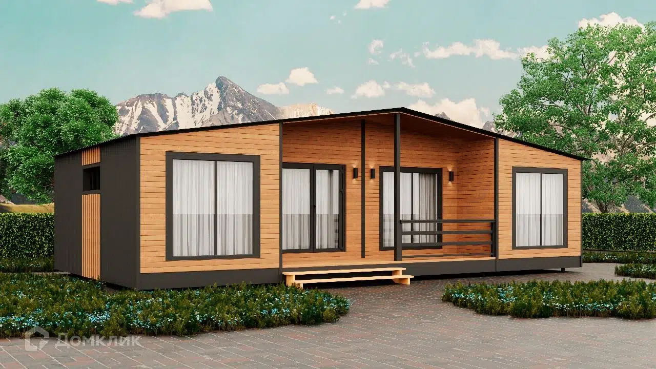Проект дома «Модульный дом Барнаул 3.0» компании Стройкаркас из материала Каркасный дом площадью 66.7м² под ключ за 3500000₽ в Донецке | 1 этаж, 3 спальни, 1 санузел – Домклик