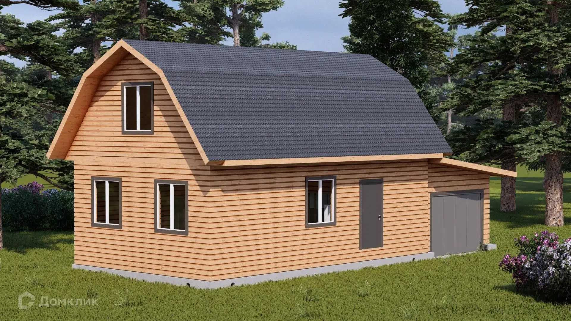 Проект дома «Брусовой дом ТА-98,9» компании Построй Свой Дом_ИП из материала Профилированный брус площадью 98.9м² под ключ за 5200000₽ в Донецке | 2 этажа, 3 спальни, 1 санузел – Домклик