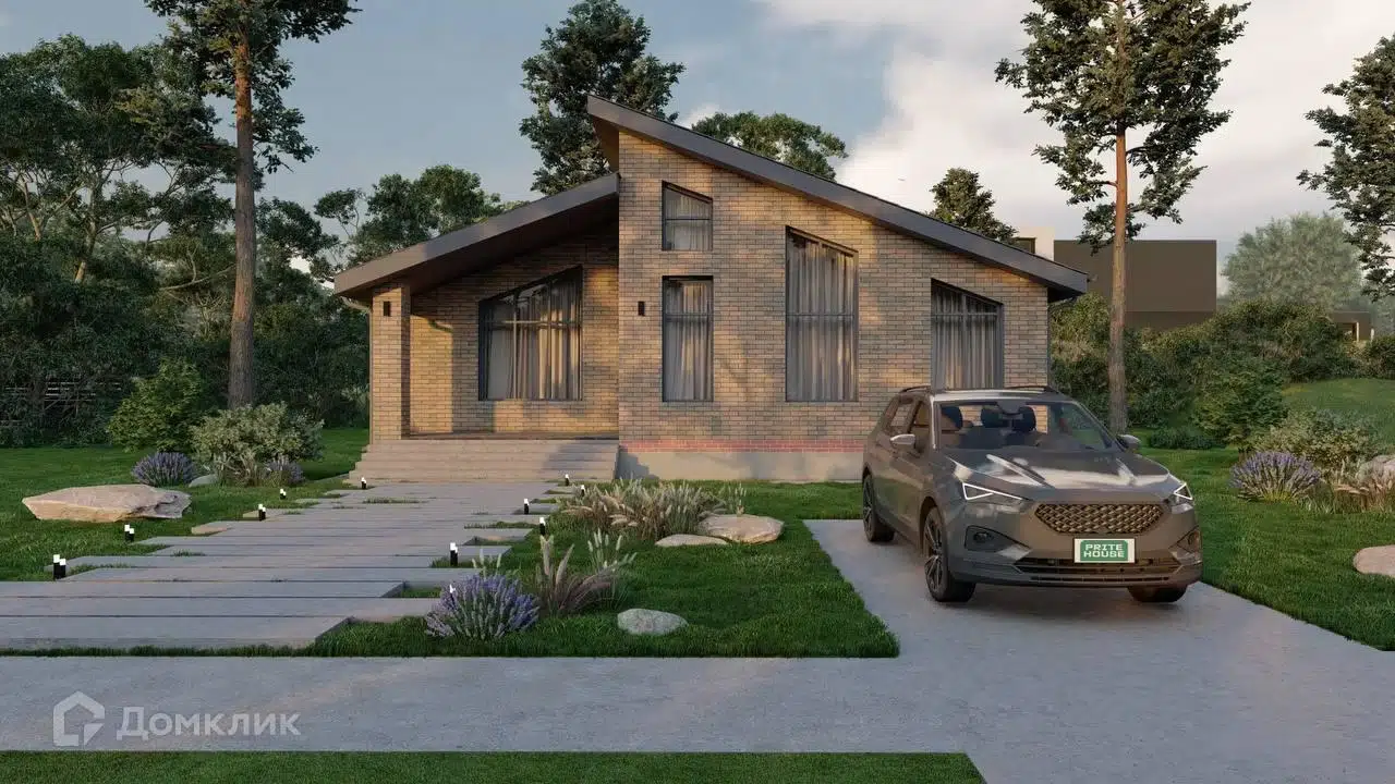 Проект дома «Дом с терассой» компании ООО «ЕРОСН» из материала Кирпич площадью 140м² под ключ за 7645000₽ в Луганске | 1 этаж, 3 спальни, 2 санузла – Домклик
