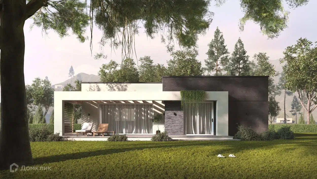 Проект дома «ДОМ МЕЧТЫ 2» компании ДОМ МЕЧТЫ из материала Газобетонные блоки площадью 85.8м² под ключ за 5800000₽ в Луганске | 1 этаж, 2 спальни, 1 санузел – Домклик