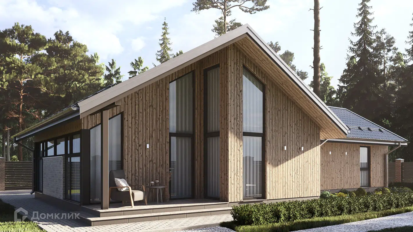 Проект дома «СВОЙ 217» компании СВОЙ из материала Каркасный дом площадью 112м² под ключ за 8506850₽ в Луганске | 2 этажа, 3 спальни, 1 санузел – Домклик