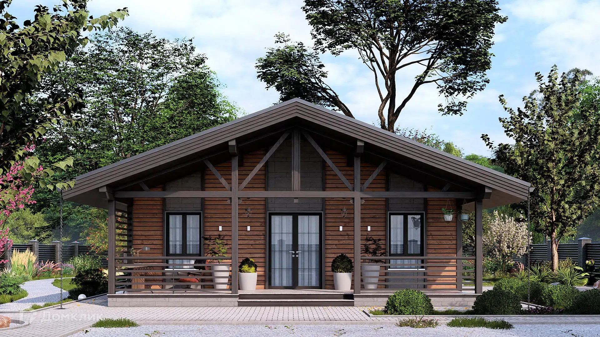 Проект дома «СВОЙ 199» компании СВОЙ из материала Панельно-каркасная технология площадью 88м² под ключ за 5183938₽ в Луганске | 1 этаж, 3 спальни, 2 санузла – Домклик