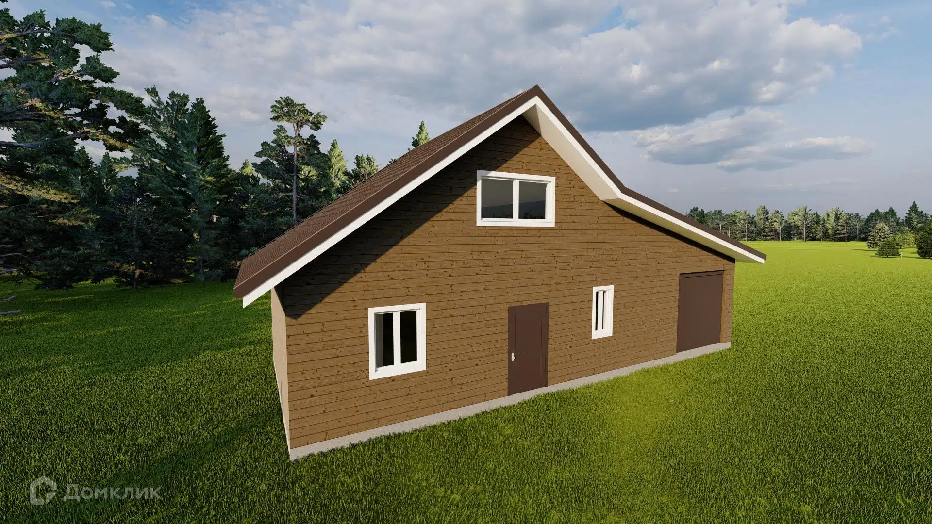 Проект дома «НД-ТП 12 Брус» компании ТСК Новый Дом из материала Брус естественной влажности площадью 104.5м² под ключ за 3500000₽ в Донецке | 2 этажа, 3 спальни, 1 санузел – Домклик