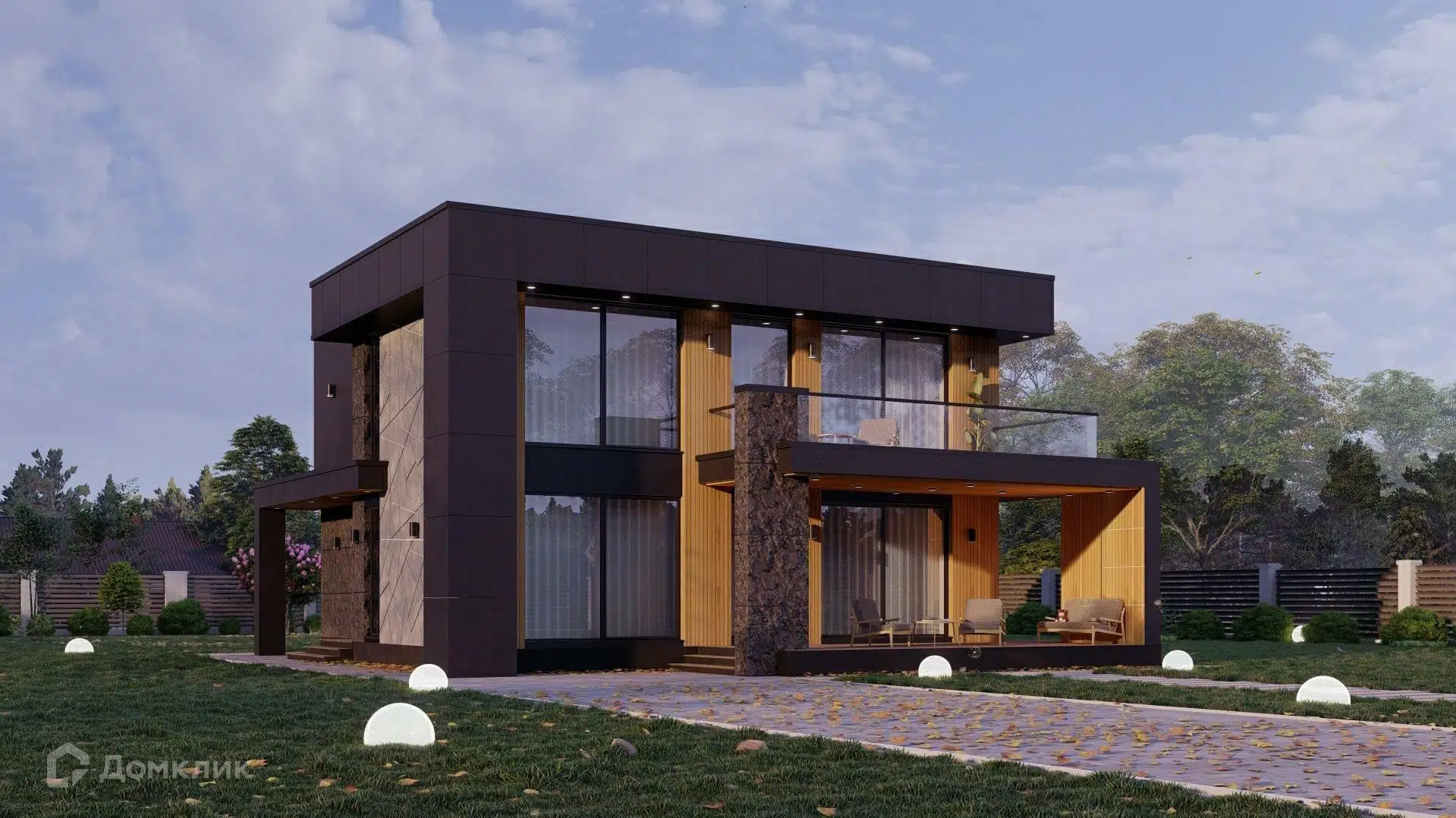 Проект дома «Рид» компании ИП Ветринская Елена Александровна из материала Газобетонные блоки площадью 286.2м² под ключ за 19000000₽ в Донецке | 2 этажа, 5 спален, 2 санузла – Домклик