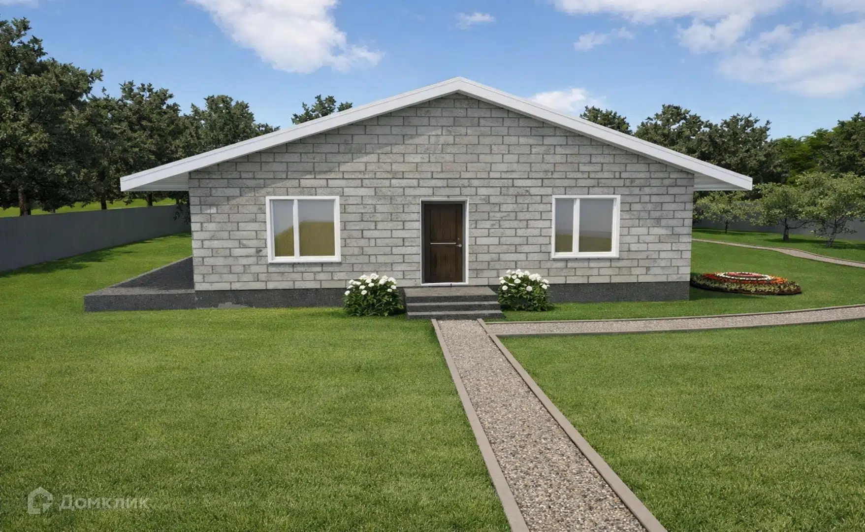 Проект дома «ЭЛУ-100» компании ИП Друшлякова Наталья Павловна из материала Газосиликатные блоки площадью 152.7м² под ключ за 11818773₽ в Донецке | 1 этаж, 3 спальни, 2 санузла – Домклик