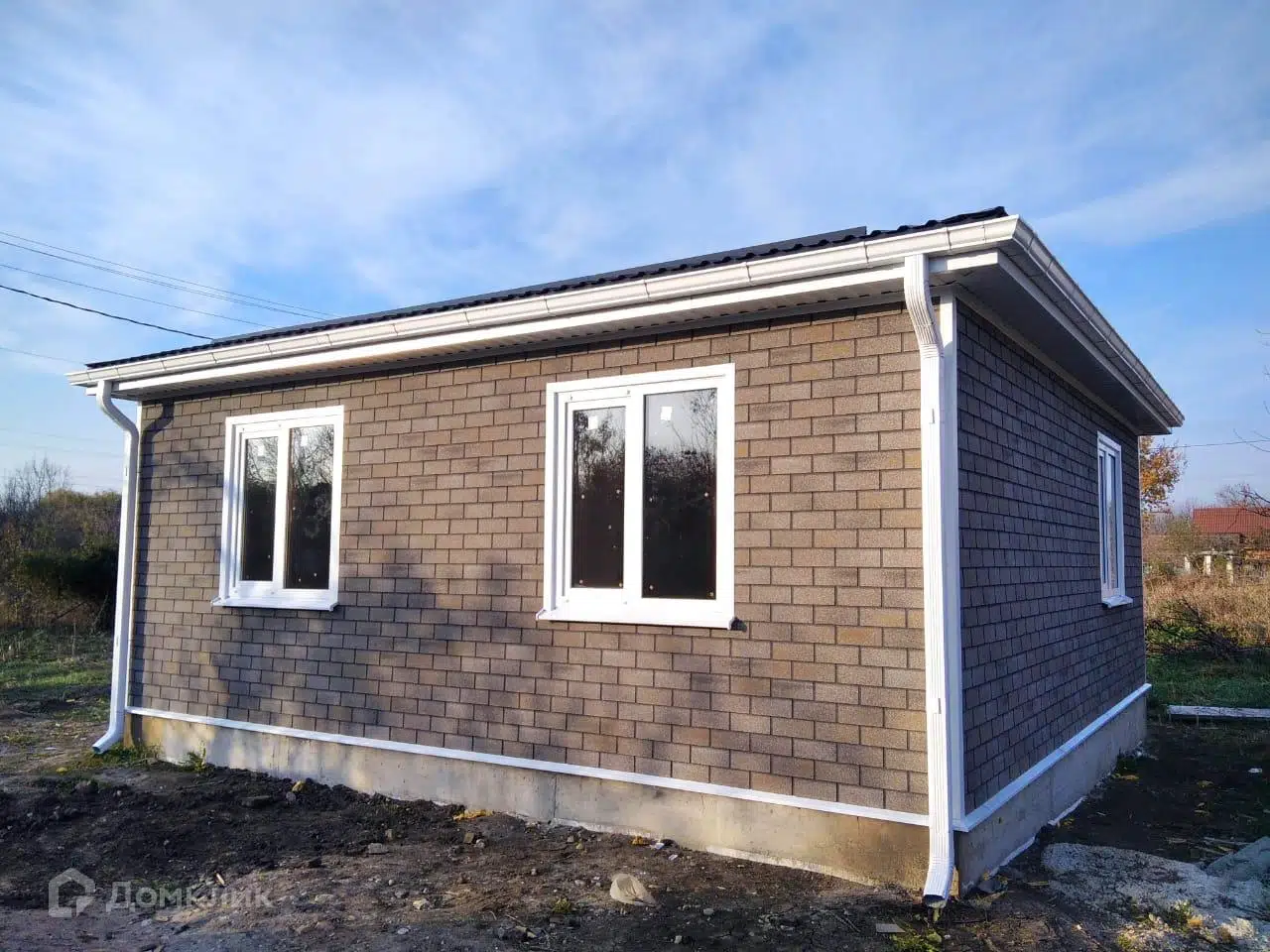 Проект дома «Малыш» компании ООО ПСК «СТС» из материала SIP-панели площадью 49м² под ключ за 2500000₽ в Донецке | 1 этаж, 2 спальни, 1 санузел – Домклик