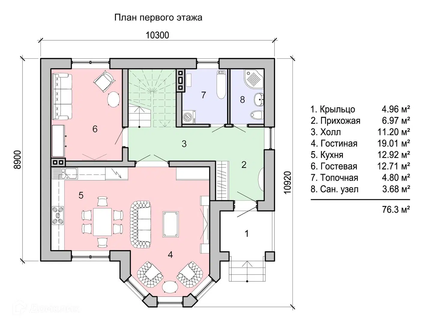 Планировка 1 этаж этажа