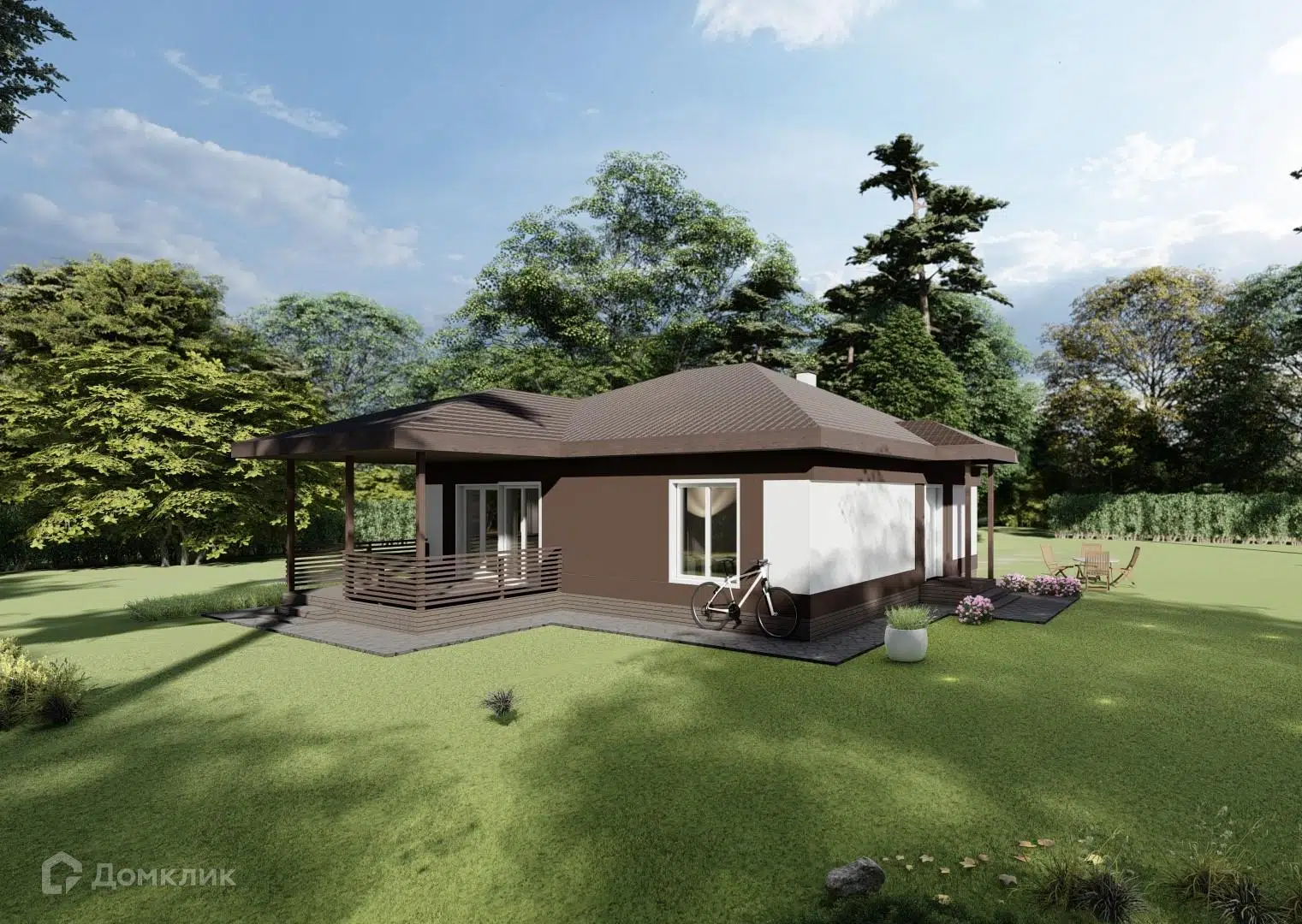 Проект дома «Эталон_92» компании эталонстройдом из материала Керамические блоки площадью 92.7м² под ключ за 6210000₽ в Луганске | 1 этаж, 3 спальни, 1 санузел – Домклик