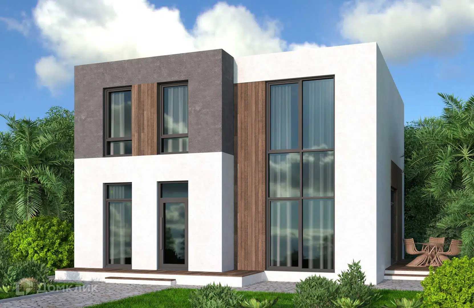 Проект дома «Проект №437» компании Новация из материала Газобетонные блоки площадью 136м² под ключ за 7480000₽ в Донецке | 2 этажа, 4 спальни, 2 санузла – Домклик