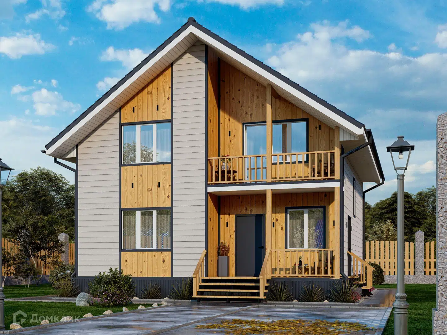 Проект дома «Проект "Эпсилон"» компании Альфа SIP из материала SIP-панели площадью 184м² под ключ за 4283510₽ в Донецке | 2 этажа, 4 спальни, 2 санузла – Домклик