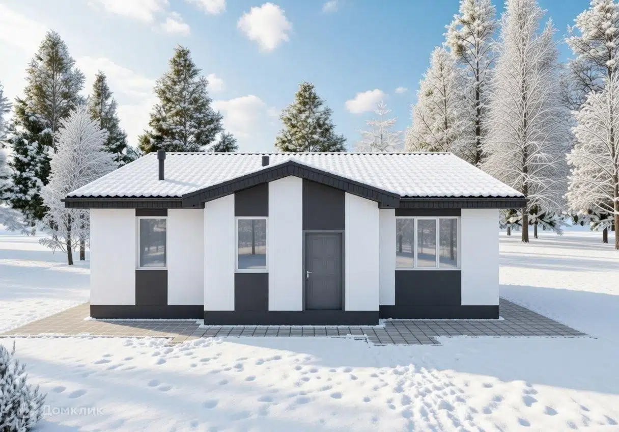 Проект дома «СФ 84» компании ООО «НОВОПАШИН» из материала Газобетонные блоки площадью 84м² под ключ за 5171350₽ в Донецке | 1 этаж, 3 спальни, 2 санузла – Домклик