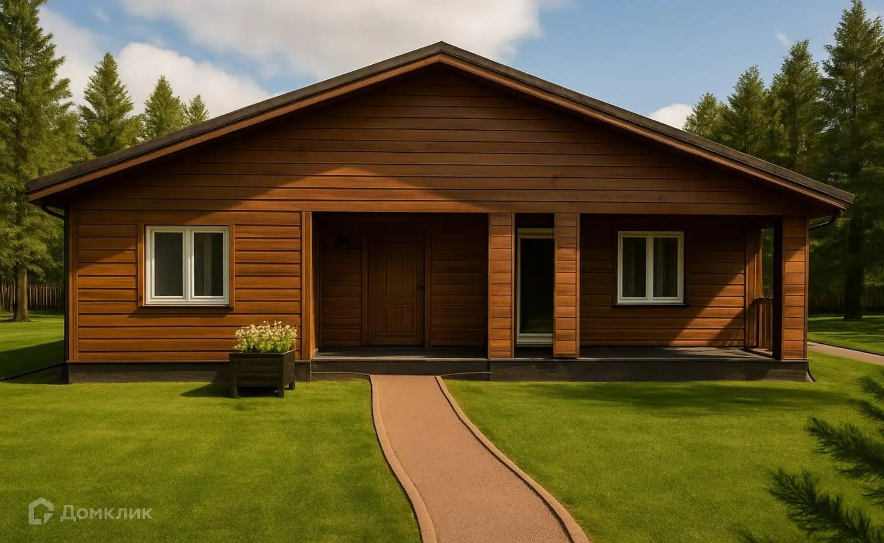 Проект дома «Золотово» компании ИП Друшлякова Наталья Павловна из материала Газосиликатные блоки площадью 110м² под ключ за 10900000₽ в Донецке | 1 этаж, 2 спальни, 1 санузел – Домклик