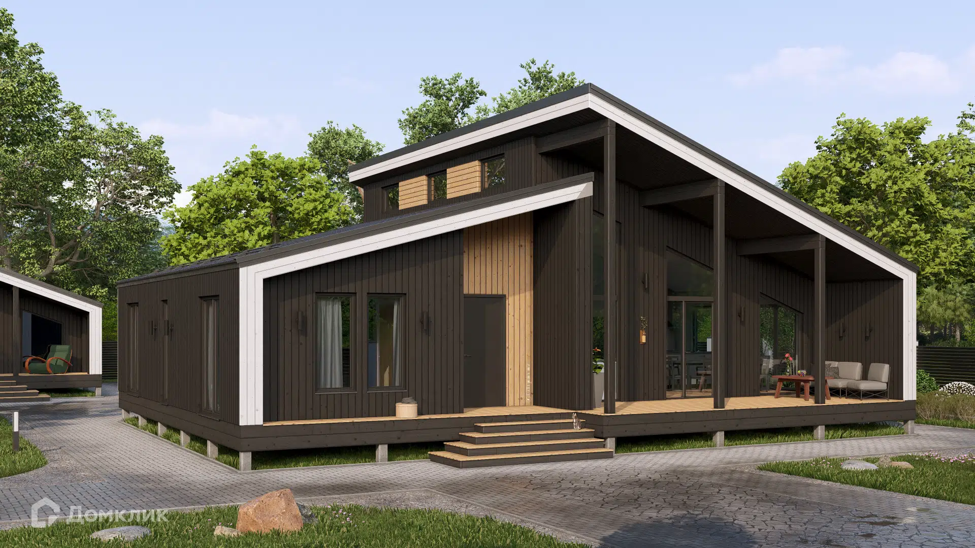 Проект дома «ПРЕФАБ 120 XL» компании СВОЙ из материала Панельно-каркасная технология площадью 143м² под ключ за 8000362₽ в Луганске | 2 этажа, 4 спальни, 2 санузла – Домклик