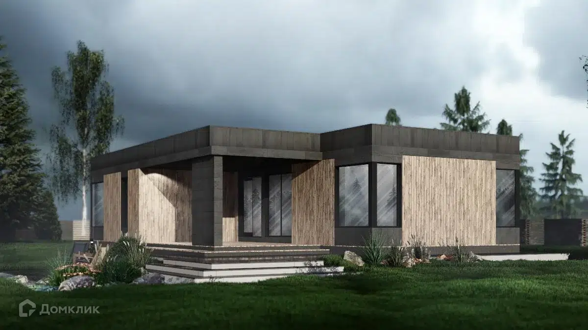 Проект дома «Индивидуальный» компании СК «КИТ» из материала Газобетонные блоки площадью 115м² под ключ за 9200000₽ в Луганске | 1 этаж, 3 спальни, 2 санузла – Домклик