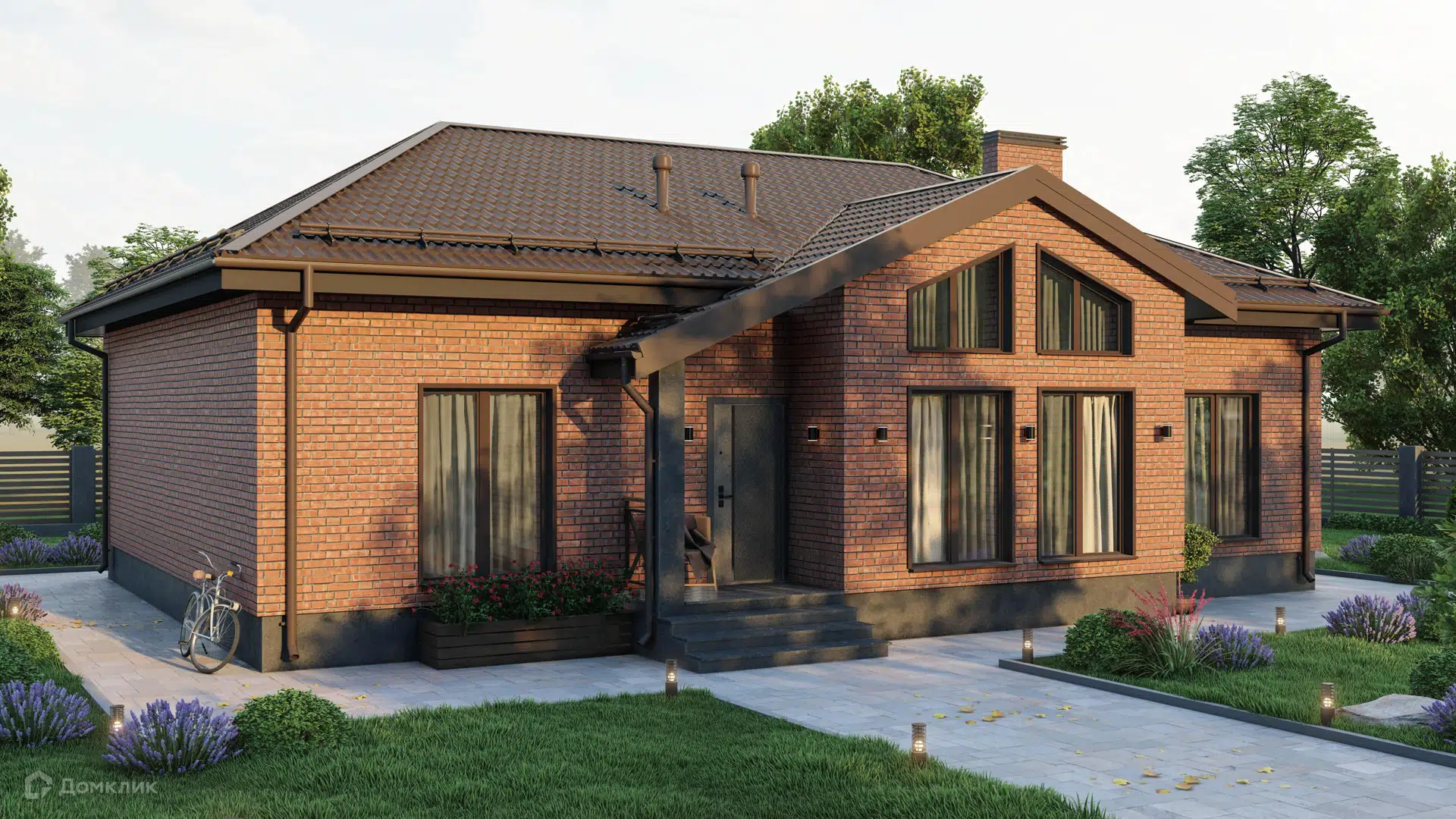 Проект дома «SD-4» компании SD STROY из материала Керамические блоки площадью 125.4м² под ключ за 9500000₽ в Донецке | 1 этаж, 3 спальни, 2 санузла – Домклик