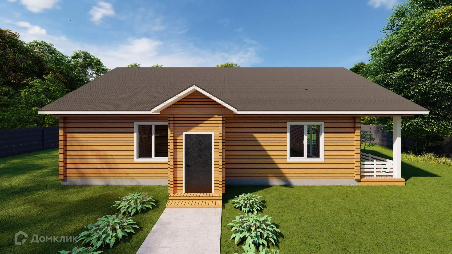 Проект дома «Дом Брус ТУ» компании ТСК «СОЮЗ» из материала Брус естественной влажности площадью 137м² под ключ за 7500000₽ в Донецке | 1 этаж, 3 спальни, 1 санузел – Домклик