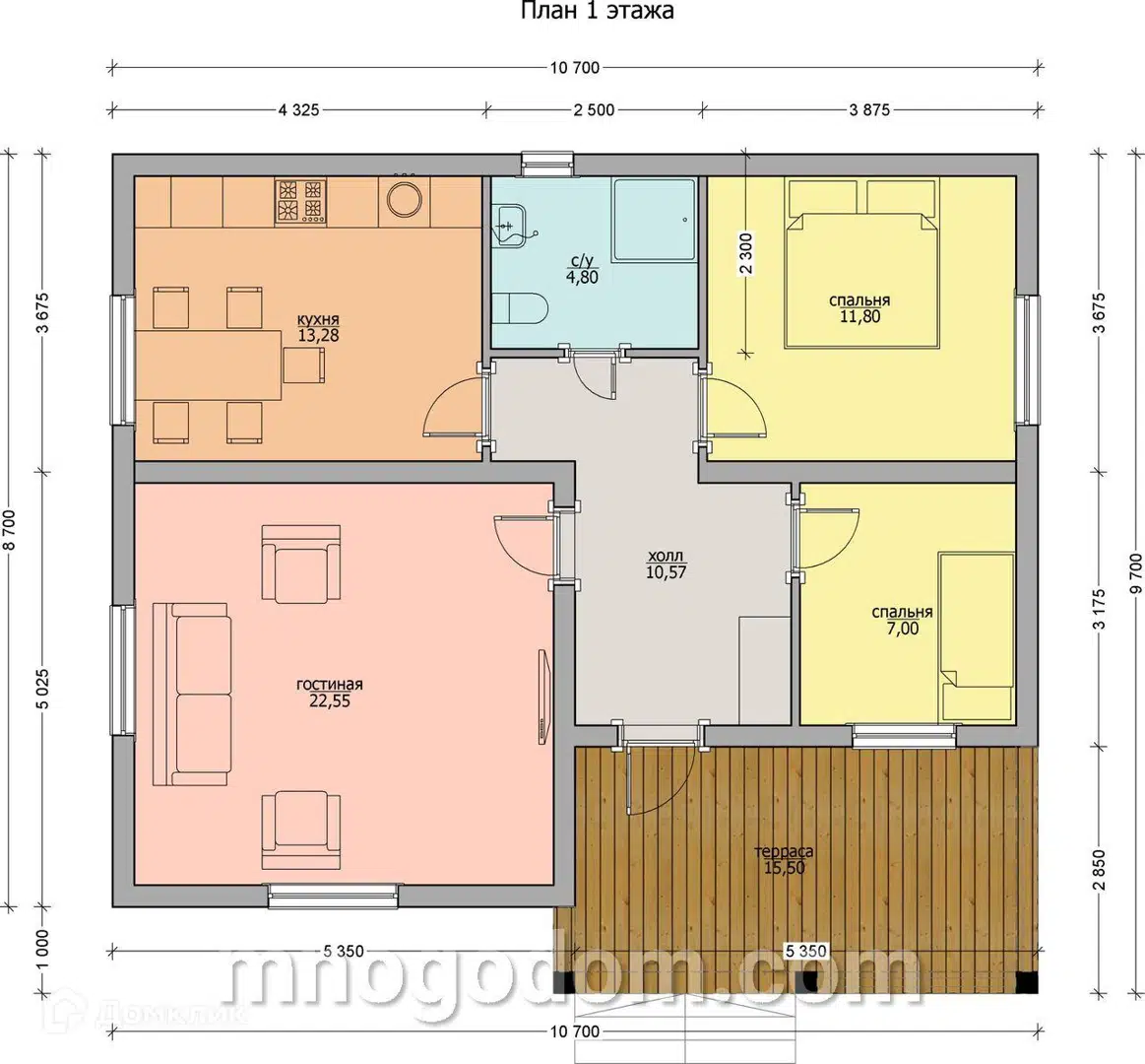 Планировка 1 этаж этажа