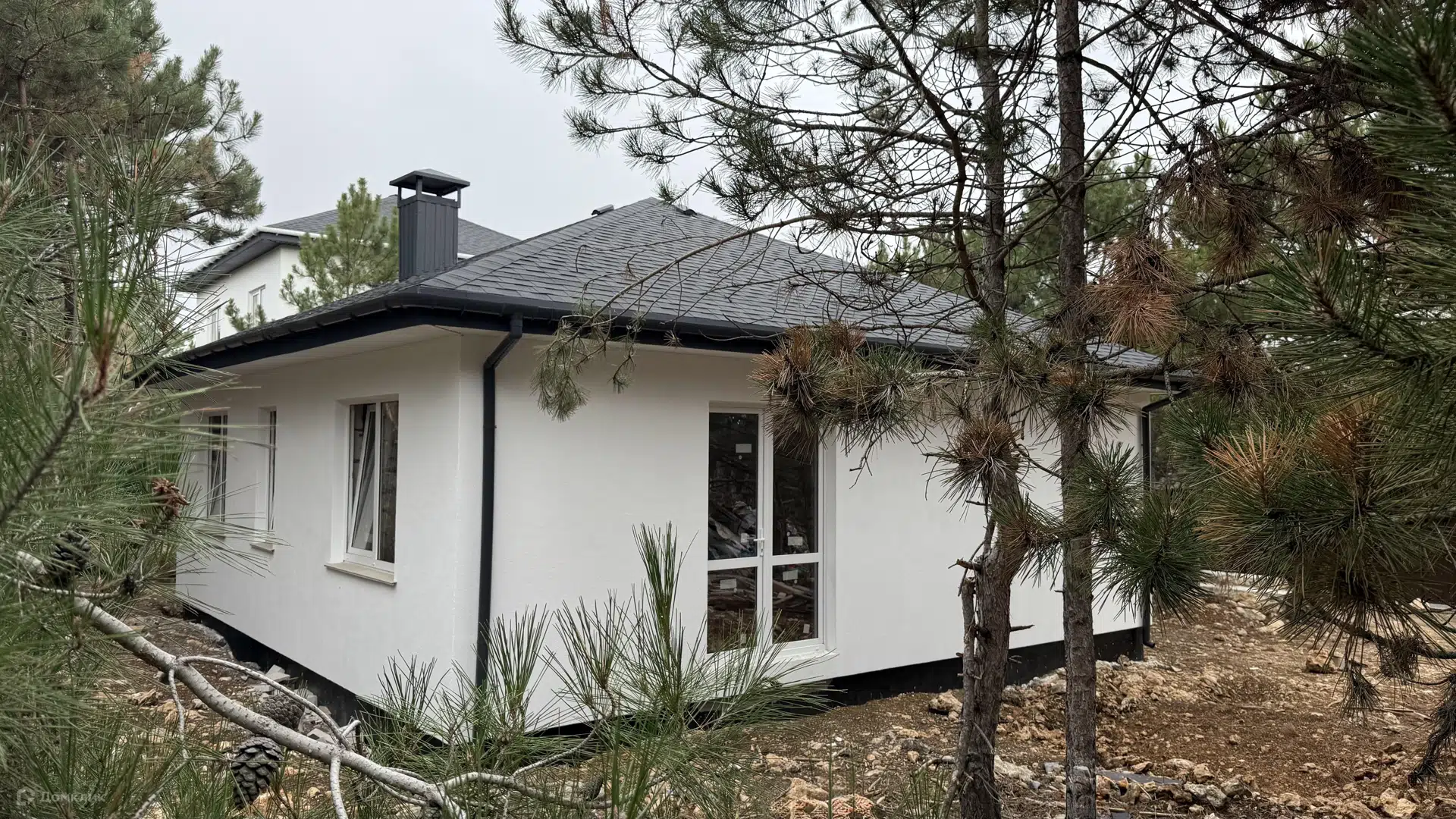 Проект дома «Хвойный» компании Сапфир из материала Газобетонные блоки площадью 68м² под ключ за 4600000₽ в Донецке | 1 этаж, 3 спальни, 2 санузла – Домклик