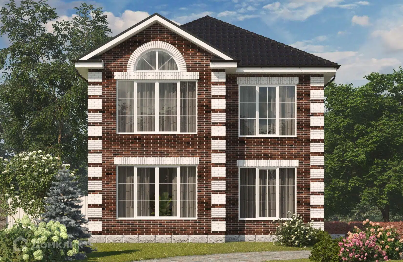 Проект дома «Проект №112» компании Новация из материала Керамические блоки площадью 134м² под ключ за 7361750₽ в Донецке | 2 этажа, 5 спален, 2 санузла – Домклик