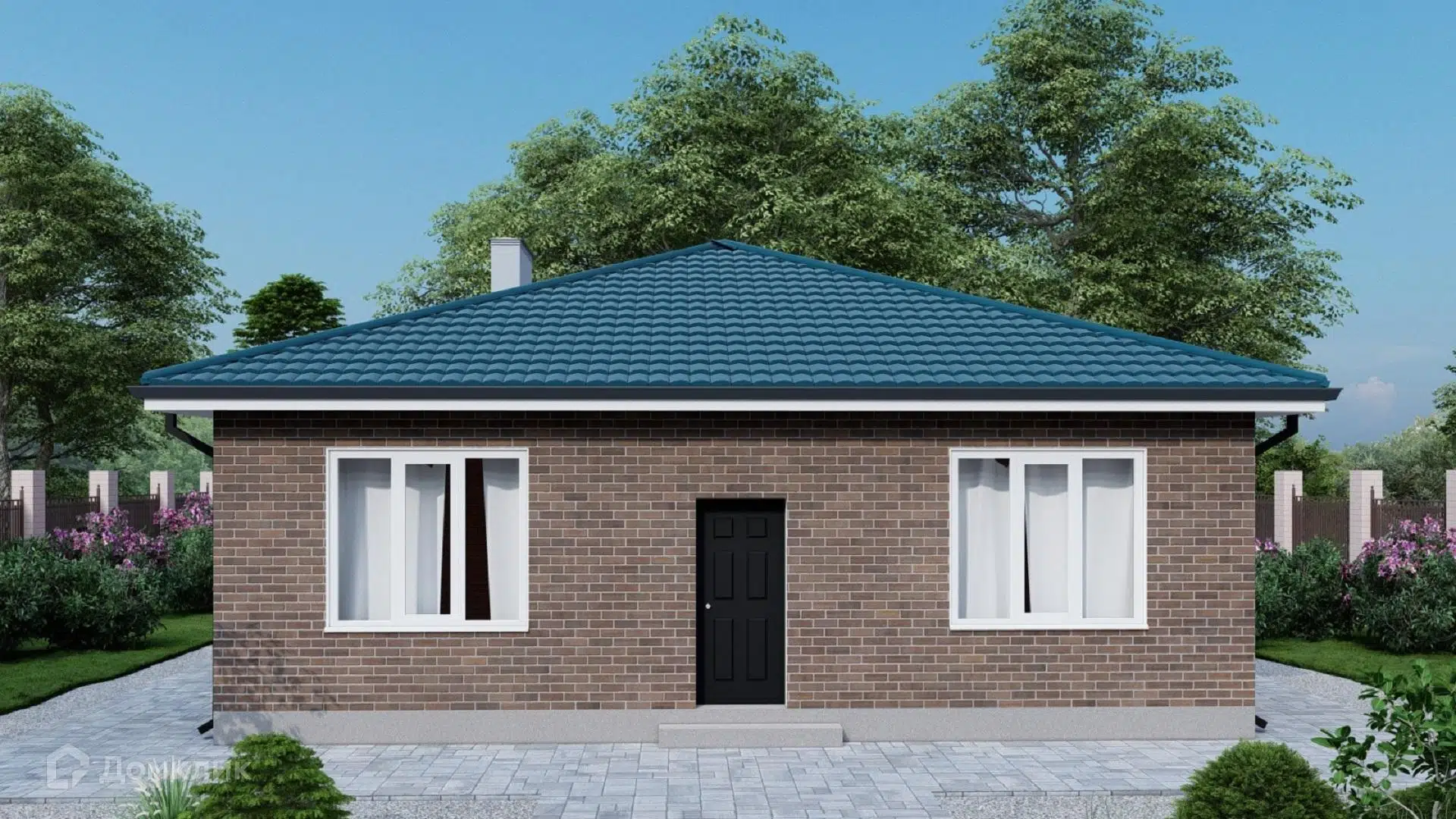 Проект дома «Саня Тарасовка» компании ИП Калмыков Николай Викторович из материала Газосиликатные блоки площадью 99м² под ключ за 5200000₽ в Донецке | 1 этаж, 3 спальни, 2 санузла – Домклик