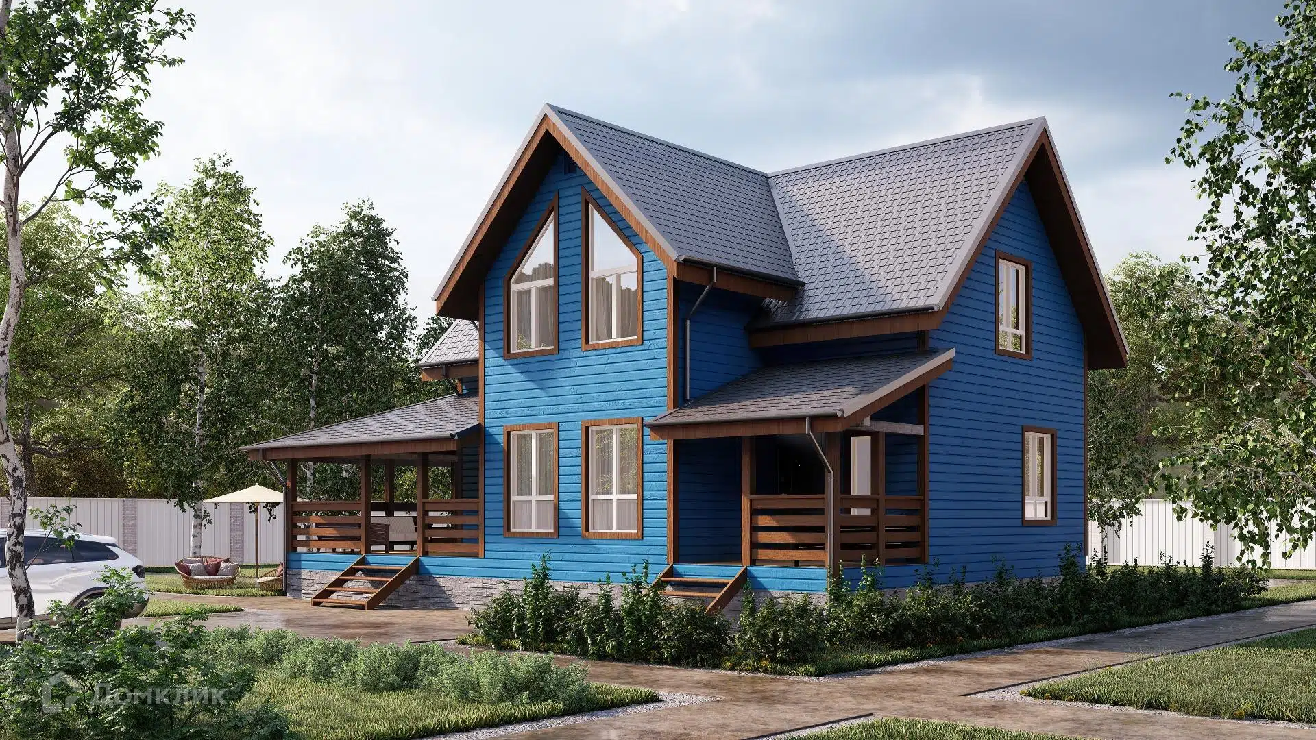 Проект дома «Казань» компании ООО «СТРОЙ-КОМФОРТ» из материала Каркасный дом площадью 168.8м² под ключ за 5808000₽ в Донецке | 2 этажа, 4 спальни, 2 санузла – Домклик