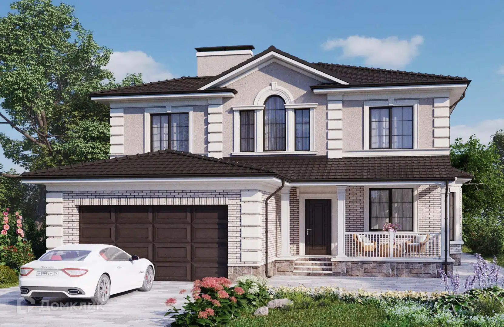 Проект дома «Проект №137» компании Новация из материала Керамические блоки площадью 222м² под ключ за 13200000₽ в Донецке | 2 этажа, 5 спален, 3 санузла – Домклик