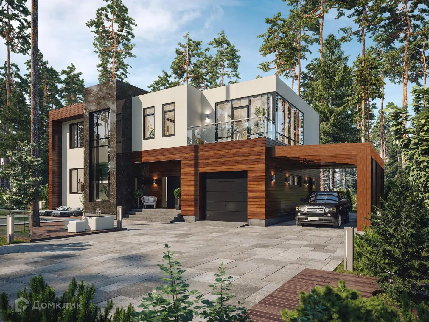 Проект дома «Престон» компании ИНТЕЛ ГРУПП из материала Газобетонные блоки площадью 349.5м² под ключ за 22500000₽ в Луганске | 2 этажа, 5 спален, 4 санузла – Домклик