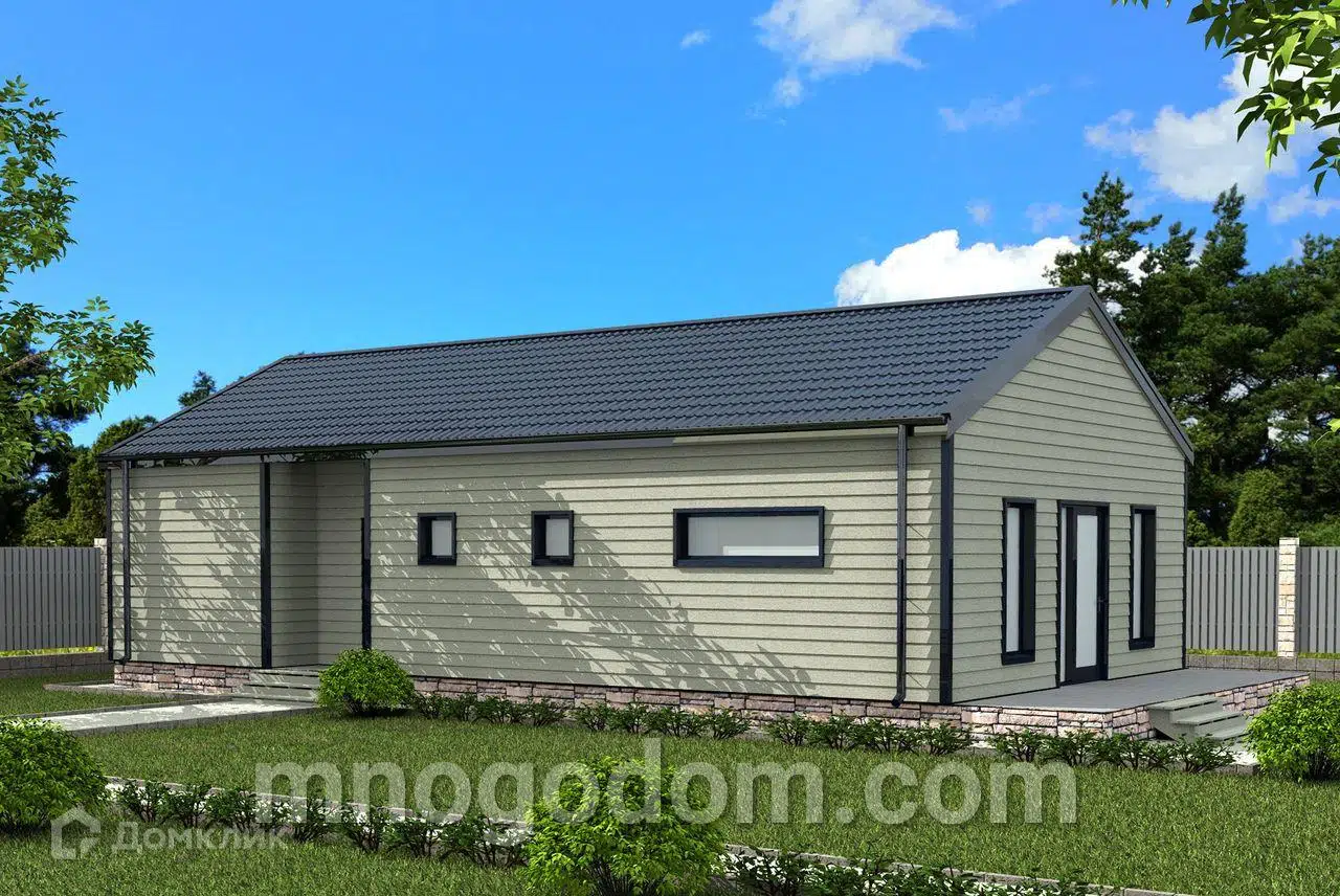 Проект дома «Дом Давид» компании ООО МногоДом из материала Каркасный дом площадью 115м² под ключ за 5405000₽ в Донецке | 1 этаж, 3 спальни, 2 санузла – Домклик