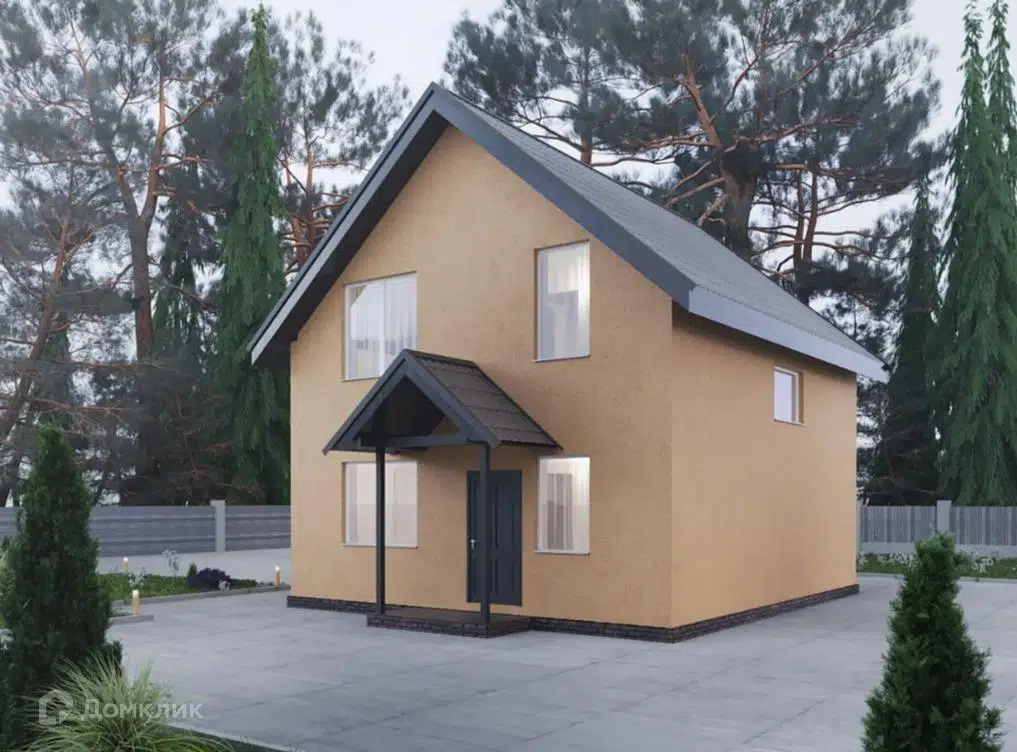 Проект дома «Мирамар-М» компании Вигвам.ру из материала Газобетонные блоки площадью 107.2м² под ключ за 6681300₽ в Луганске | 2 этажа, 4 спальни, 2 санузла – Домклик