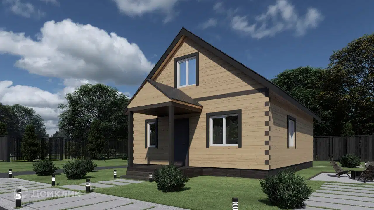 Проект дома «комфорт» компании ИП Зуева Марина Аркадьевна из материала Профилированный брус площадью 80.79м² под ключ за 6500000₽ в Донецке | 1 этаж, 2 спальни, 1 санузел – Домклик