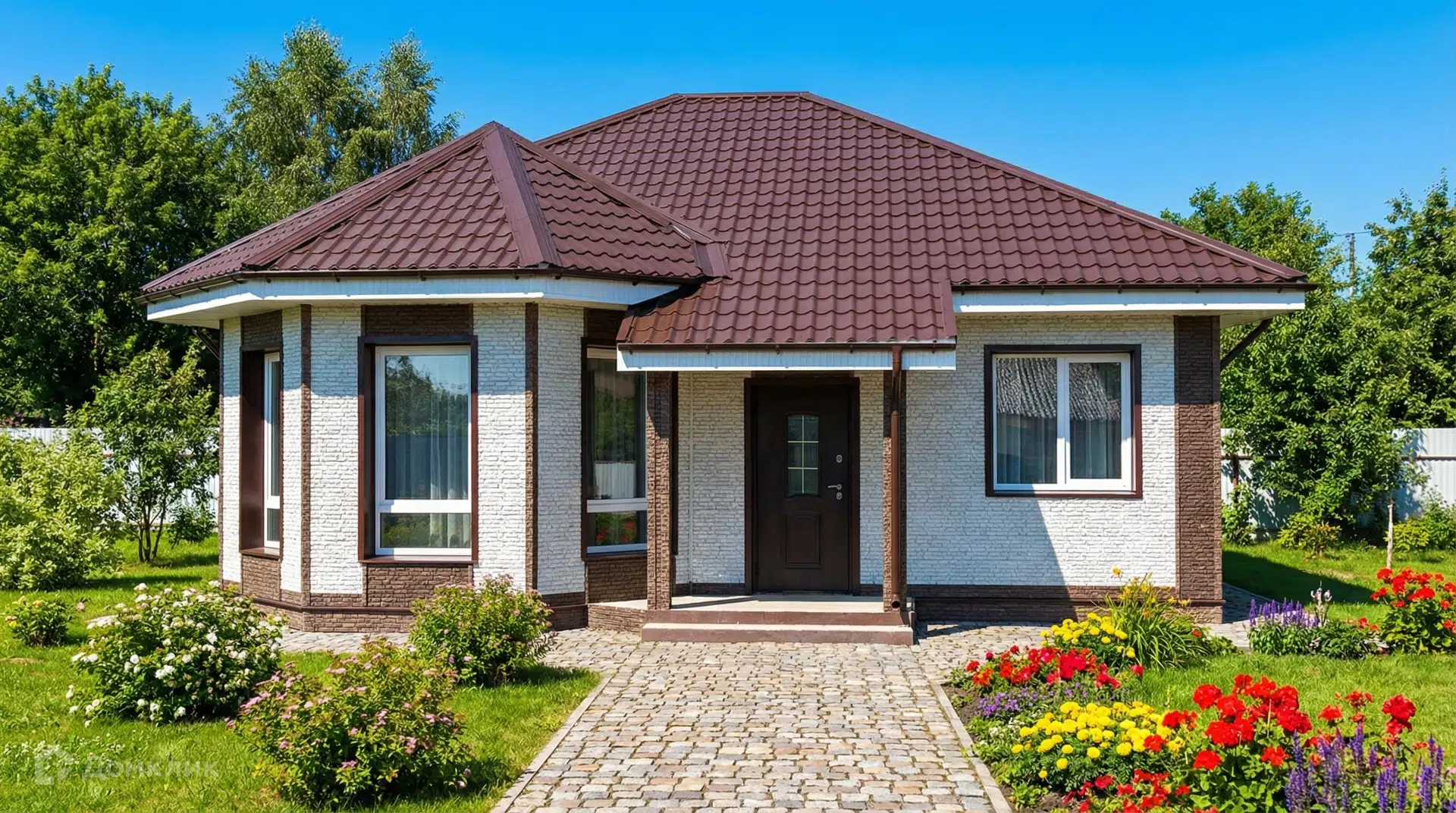 Проект дома «ДМ 2» компании СК Восток Строй из материала Газобетонные блоки площадью 90.2м² под ключ за 9309000₽ в Донецке | 1 этаж, 1 спальня, 1 санузел – Домклик