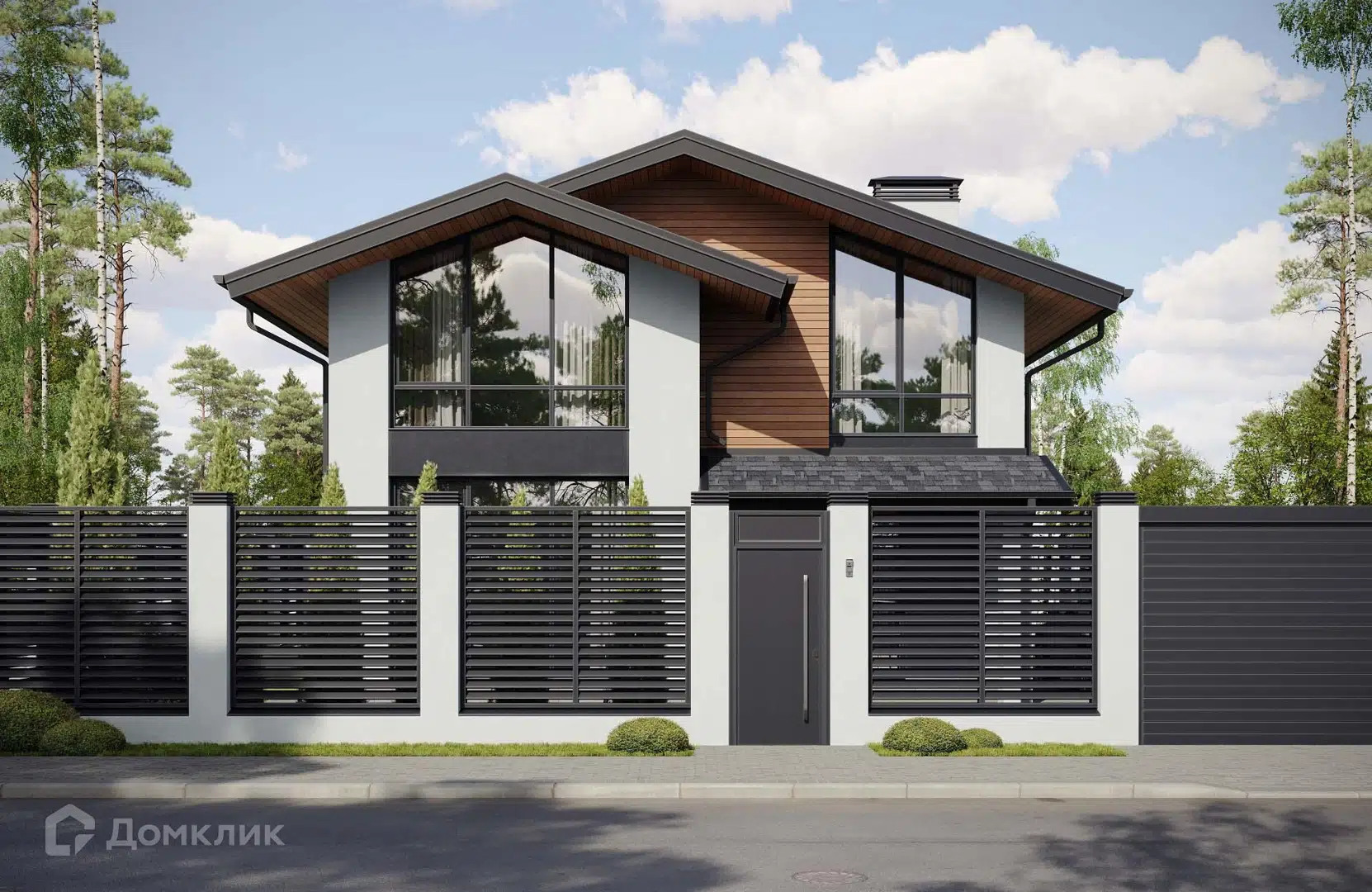 Проект дома «Проект №237» компании Новация из материала Газобетонные блоки площадью 153м² под ключ за 8700000₽ в Донецке | 2 этажа, 5 спален, 2 санузла – Домклик