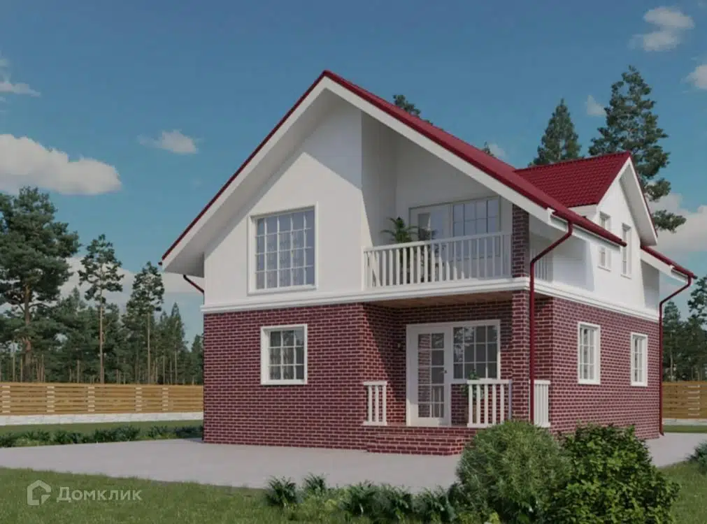 Проект дома «Нанаймо» компании Вигвам.ру из материала Газобетонные блоки площадью 145.5м² под ключ за 6712554₽ в Донецке | 2 этажа, 4 спальни, 2 санузла – Домклик