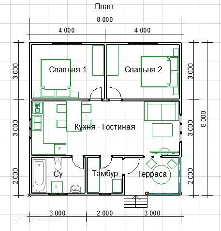 Планировка 1 этаж этажа