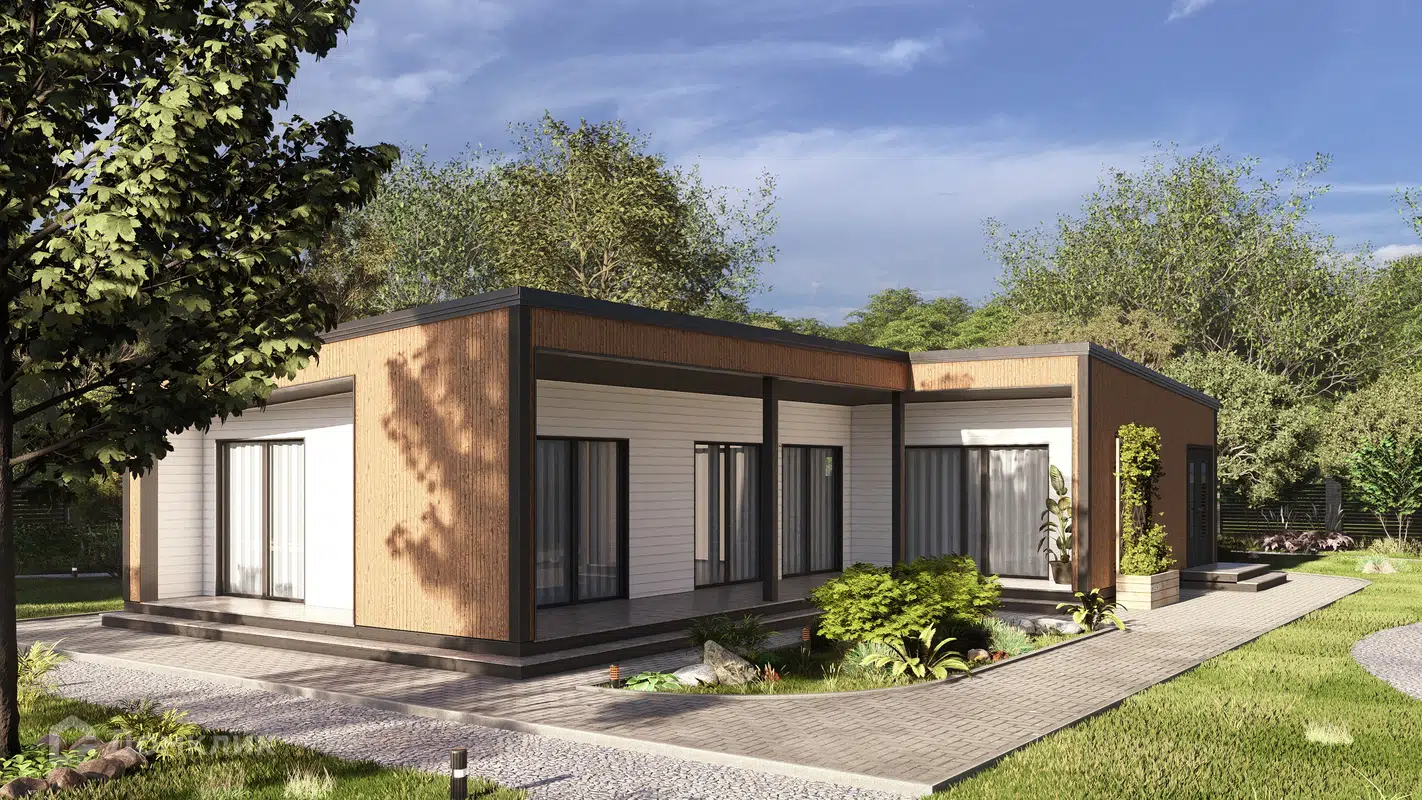 Проект дома «СВОЙ 135» компании СВОЙ из материала Каркасный дом площадью 115м² под ключ за 8004324₽ в Луганске | 1 этаж, 3 спальни, 2 санузла – Домклик