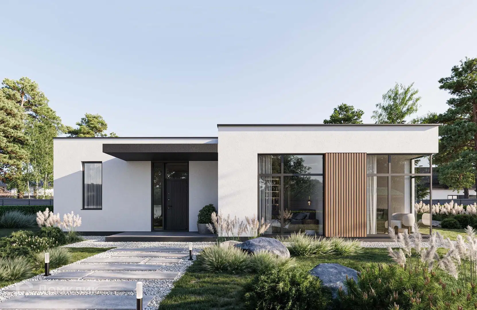 Проект дома «Проект 1-NOVA» компании Новация из материала Газобетонные блоки площадью 169м² под ключ за 13450000₽ в Донецке | 1 этаж, 4 спальни, 3 санузла – Домклик