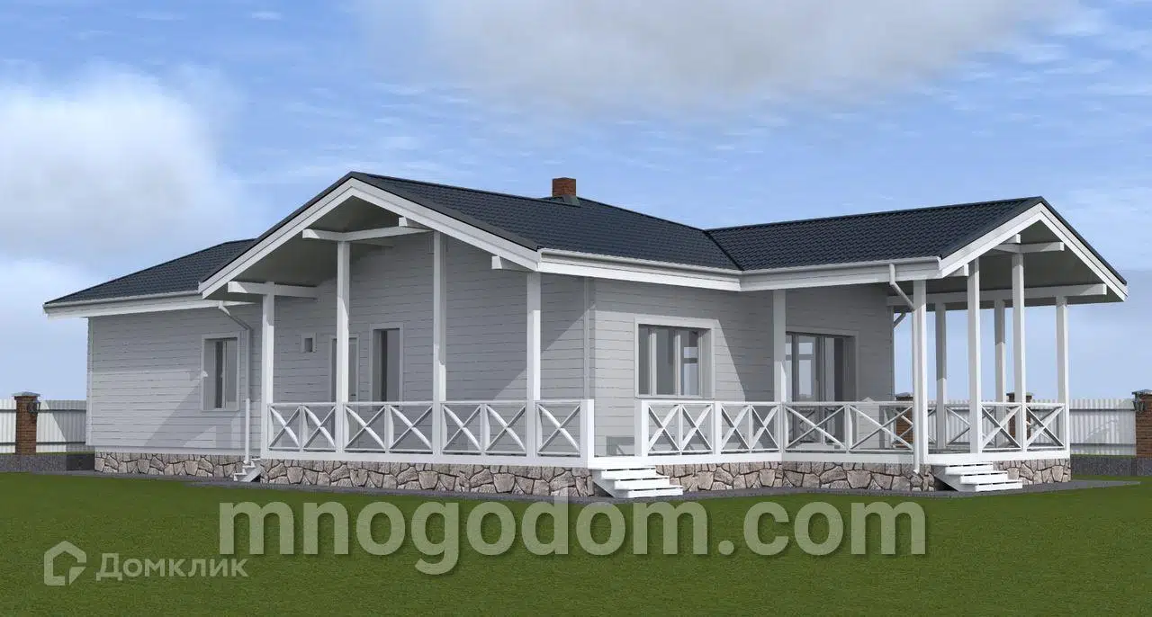 Проект дома «Дом Регент» компании ООО МногоДом из материала Каркасный дом площадью 135м² под ключ за 6345000₽ в Донецке | 1 этаж, 3 спальни, 1 санузел – Домклик