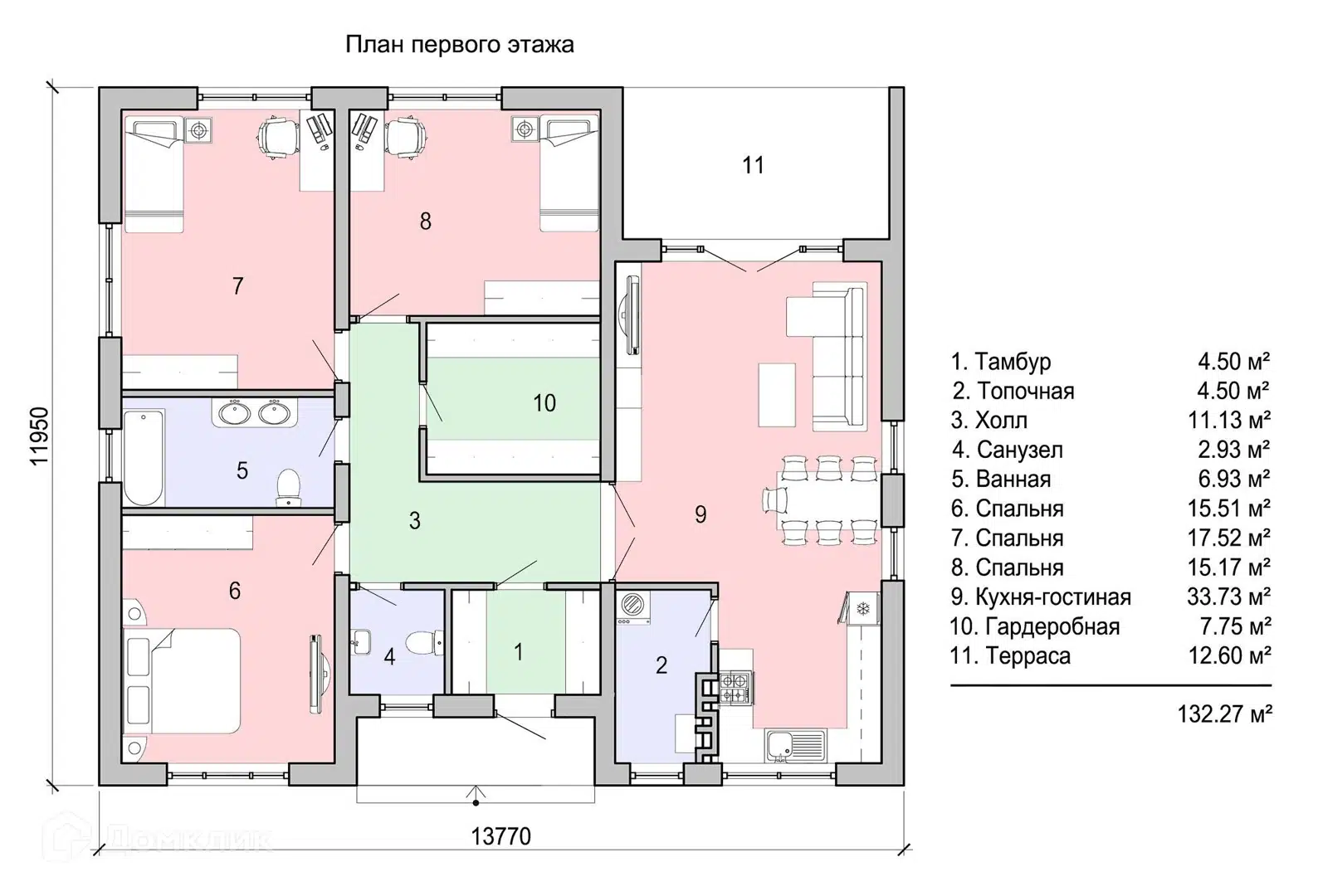 Планировка 1 этаж этажа
