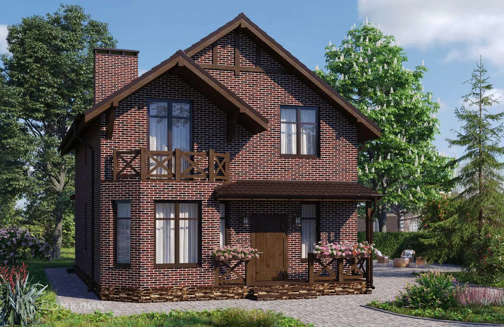 Проект дома «Проект №139» компании Новация из материала Керамические блоки площадью 146м² под ключ за 8057500₽ в Донецке | 2 этажа, 4 спальни, 2 санузла – Домклик