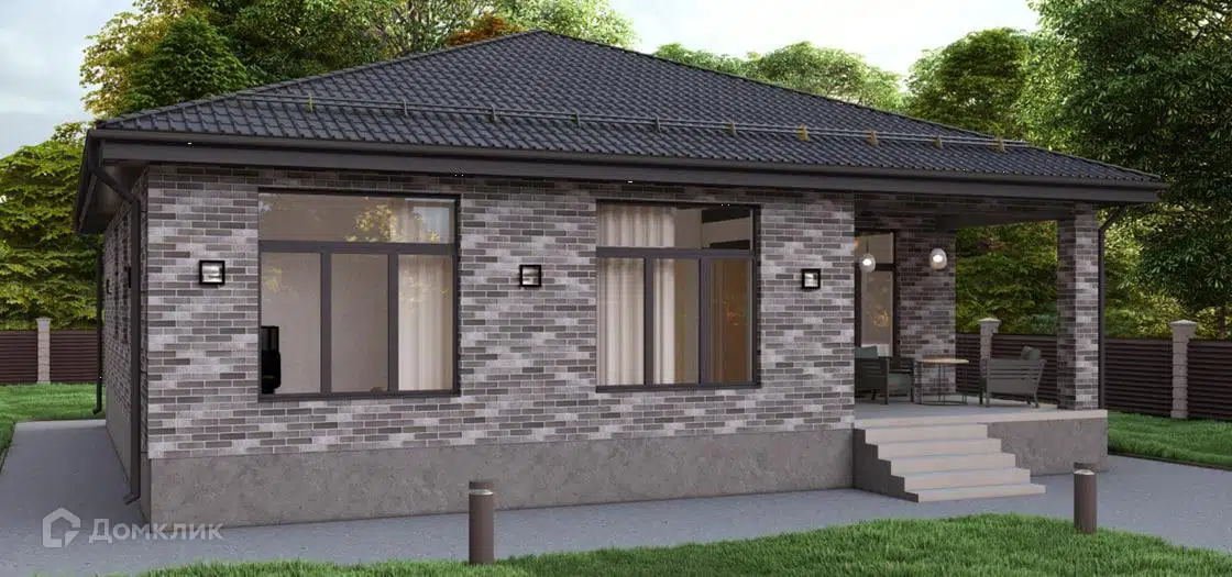 Проект дома «Онежский» компании СК «ОСНОВАСИТИ» из материала Кирпич площадью 123.8м² под ключ за 7500000₽ в Донецке | 1 этаж, 4 спальни, 2 санузла – Домклик