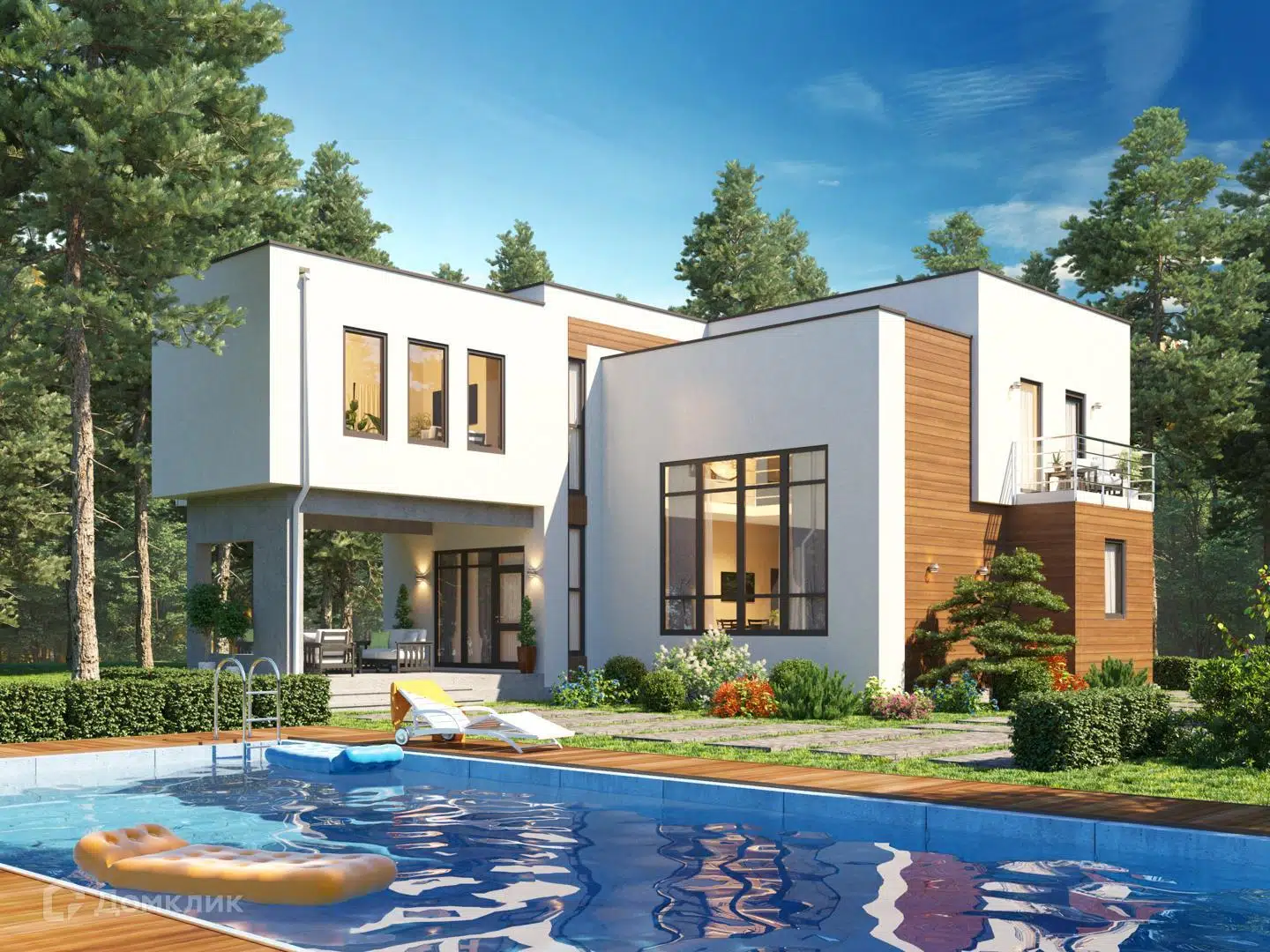 Проект дома «Слау» компании ИНТЕЛ ГРУПП из материала Газобетонные блоки площадью 235.6м² под ключ за 14900000₽ в Луганске | 2 этажа, 3 спальни, 3 санузла – Домклик