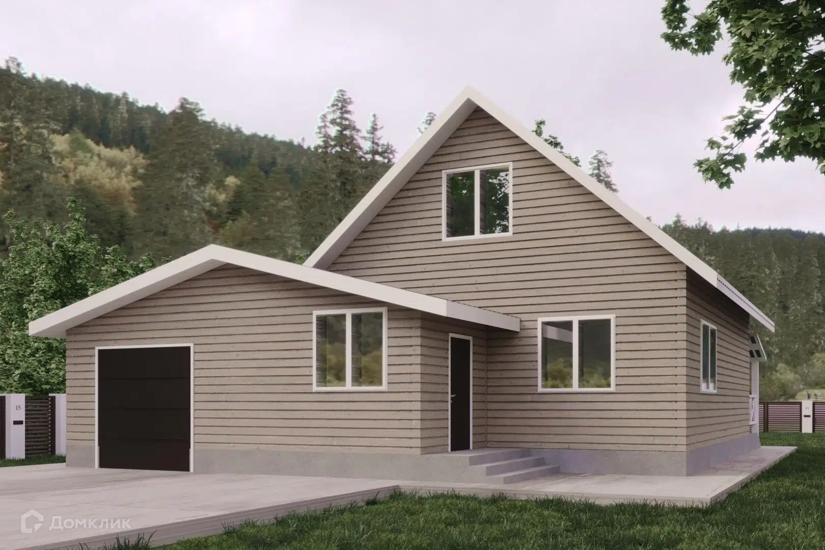 Проект дома «Двухэтажный дом» компании Zabestablishment из материала Деревянные блоки площадью 198.3м² под ключ за 10820000₽ в Донецке | 2 этажа, 3 спальни, 2 санузла – Домклик