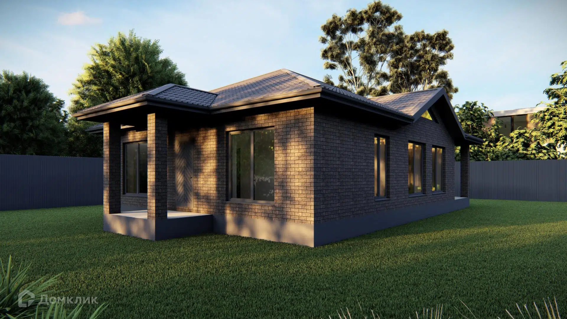 Проект дома «Соловьёвка» компании ИП Ермашов Константин Андреевич из материала Керамзитобетонные блоки площадью 127м² под ключ за 7900000₽ в Луганске | 1 этаж, 3 спальни, 2 санузла – Домклик