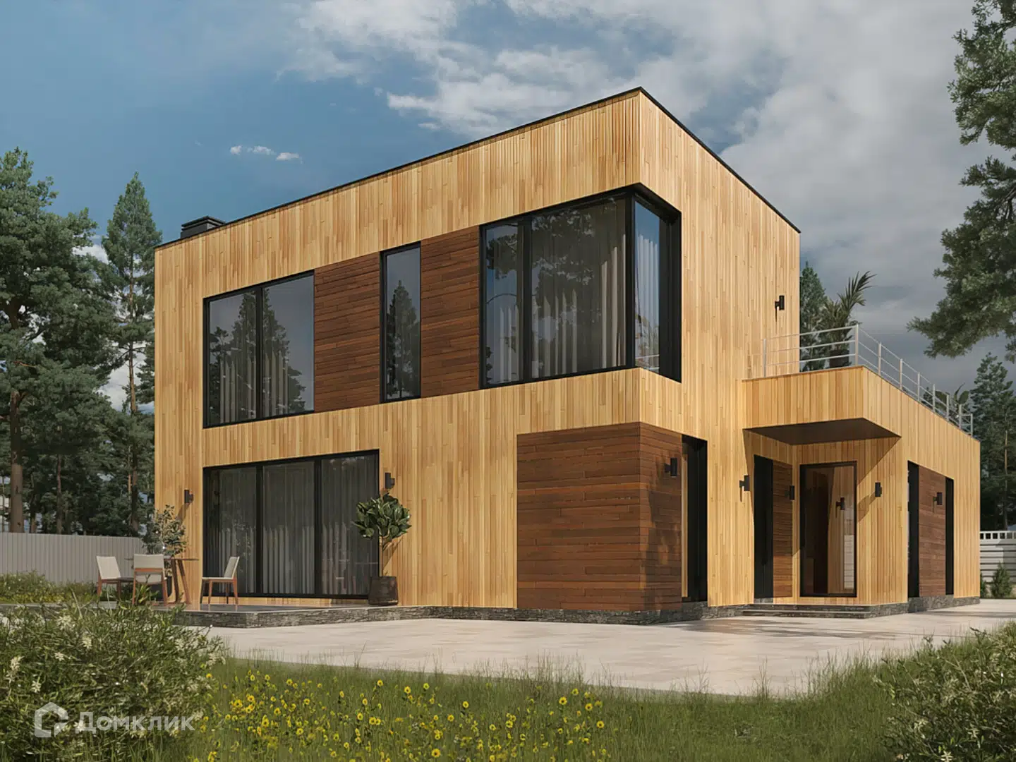 Проект дома «Гуэлф» компании Вигвам.ру из материала Каркасный дом площадью 261.8м² под ключ за 17611320₽ в Луганске | 2 этажа, 5 спален, 3 санузла – Домклик