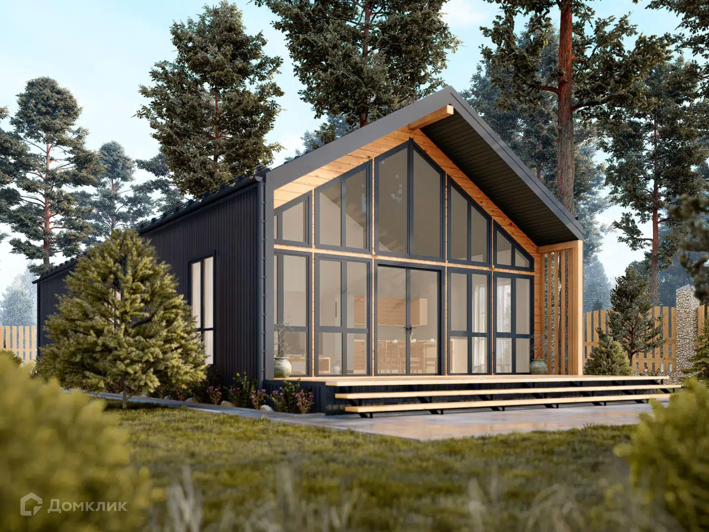 Проект дома «Проект "Тасия-1"» компании Альфа SIP из материала SIP-панели площадью 130.4м² под ключ за 4484063₽ в Донецке | 1 этаж, 3 спальни, 2 санузла – Домклик