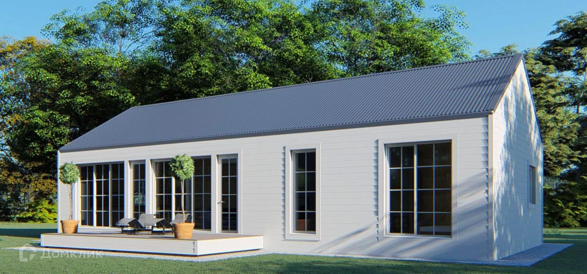 Проект дома «ВЛАДИСЛАВ» компании Ассоциация СИП из материала SIP-панели площадью 120м² под ключ за 4200000₽ в Донецке | 1 этаж, 2 спальни, 1 санузел – Домклик