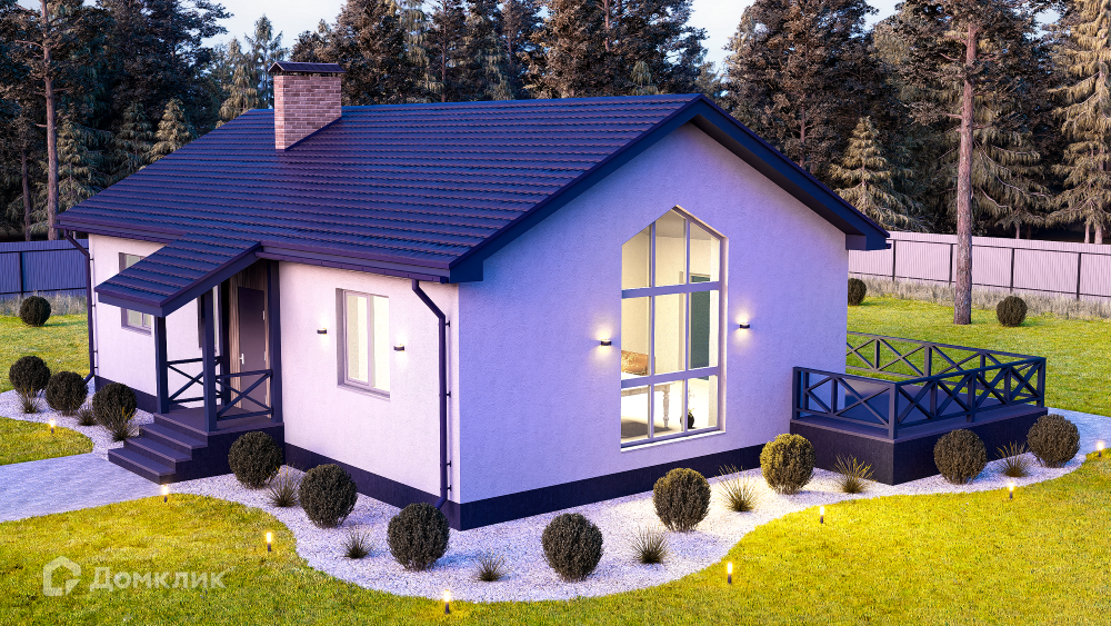 Проект дома «NHD-138» компании NEW HOUSE DEVELOPMENT из материала Газобетонные блоки площадью 122.1м² под ключ за 7324950₽ в Донецке | 1 этаж, 3 спальни, 2 санузла – Домклик
