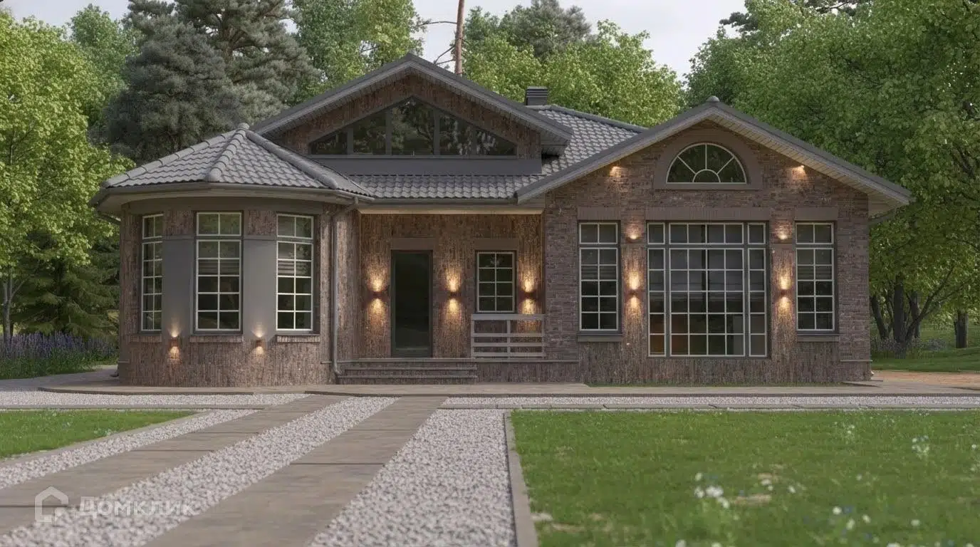 Проект дома «A-16» компании ИП Лосев Олег Петрович из материала Кирпич площадью 150м² под ключ за 10500000₽ в Донецке | 1 этаж, 3 спальни, 2 санузла – Домклик