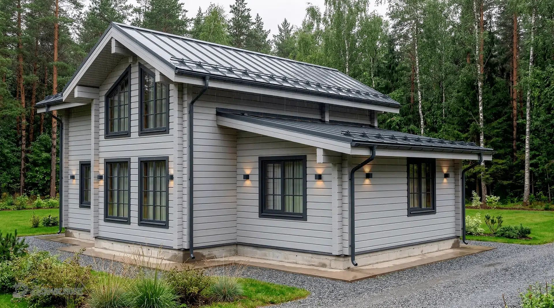 Проект дома «Жилой дом 11х9 КБ 185х162» компании Holzbalken из материала Клееный брус площадью 113.65м² под ключ за 7295632₽ в Донецке | 2 этажа, 3 спальни, 2 санузла – Домклик