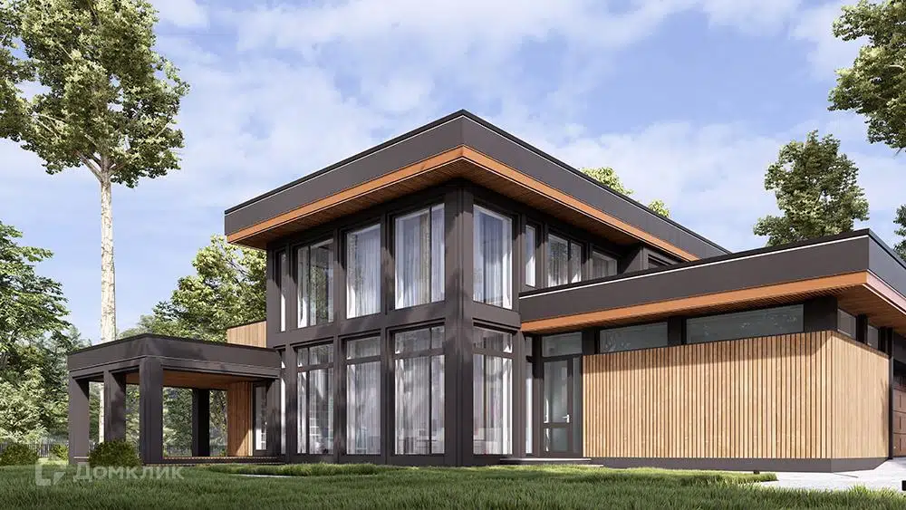 Проект дома «ЛЕСНОЙ А315» компании ДТМ СТРОЙ из материала Газобетонные блоки площадью 315м² под ключ за 18900000₽ в Донецке | 2 этажа, 5 спален, 4 санузла – Домклик